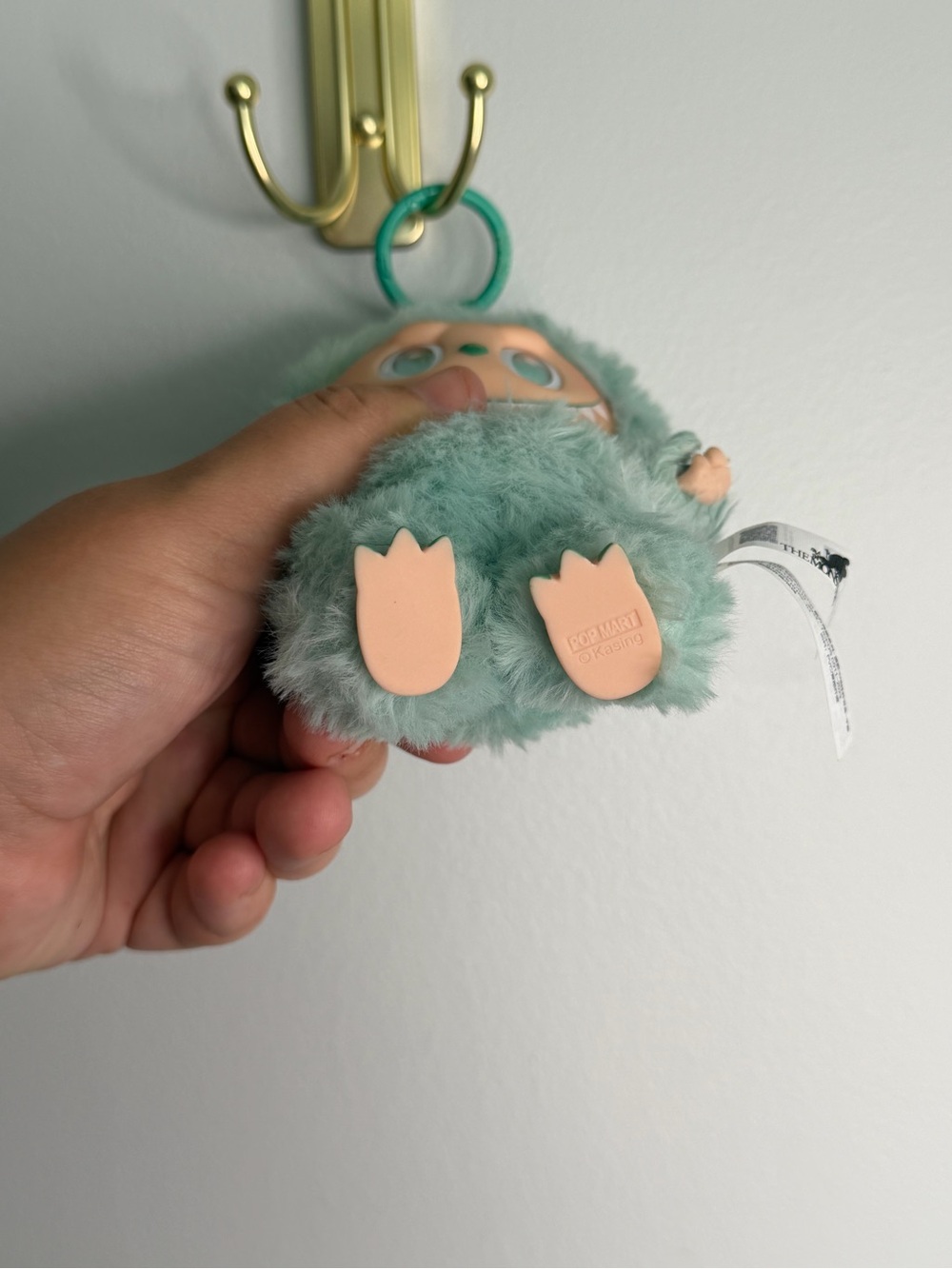 Authentic Pop Mart Labubu The Monsters Big Into Energy Serenity Plush Keychain - Picture 3 of 4